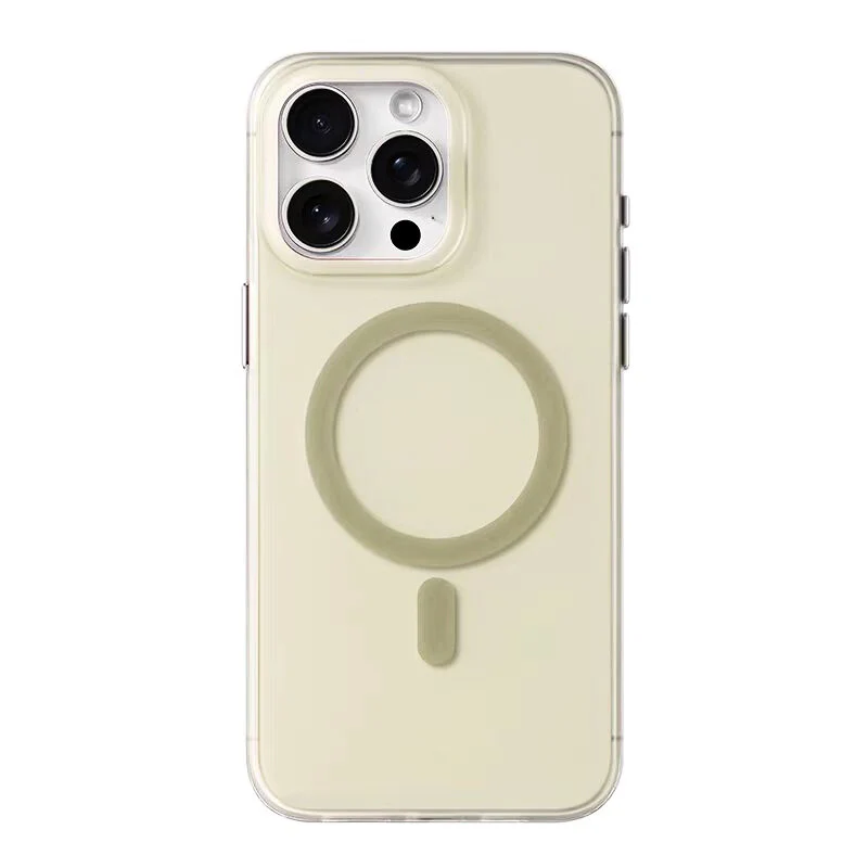 [Magsafe Compatible] Apple iPhone 13/Pro/Pro Max Sanlinba Transparent Matte Shockproof Essentials Series Case - Image 12
