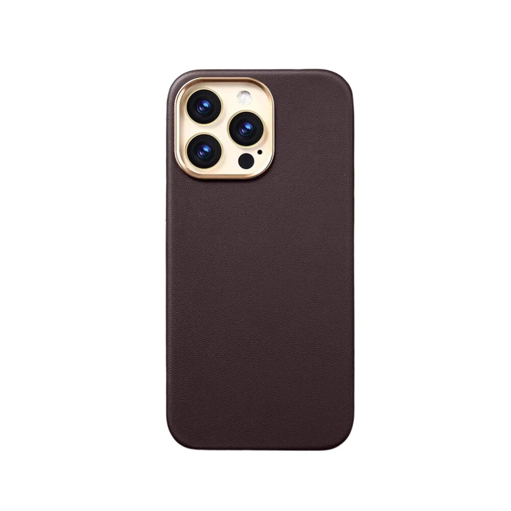 [Magsafe Compatible] Apple iPhone 14/Plus/Pro/Max - Shockproof Scratch Resistant Genuine Leather Series Case - Image 3