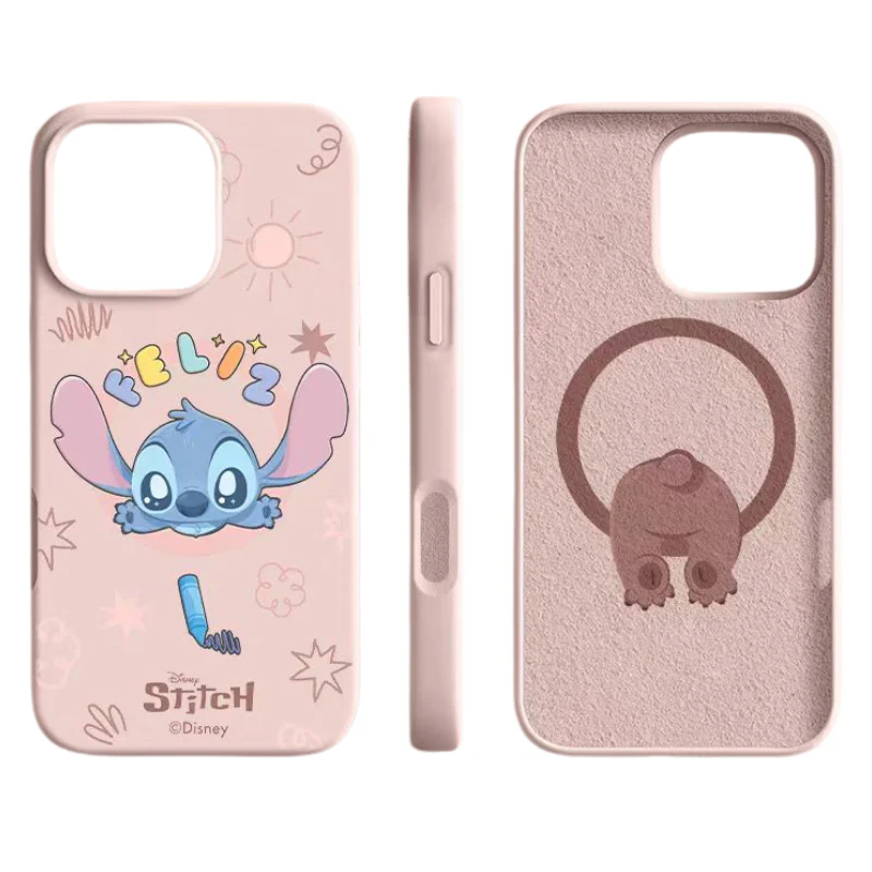 [Magsafe Compatible] Apple iPhone 15/Pro/Plus/Pro Max Cartoon Liquid Silicone Shockproof Essentials Series Case - Image 7