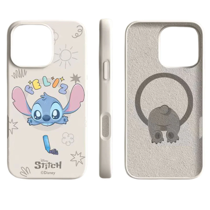 [Magsafe Compatible] Apple iPhone 15/Pro/Plus/Pro Max Cartoon Liquid Silicone Shockproof Essentials Series Case - Image 8