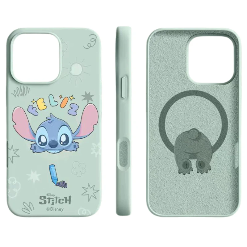 [Magsafe Compatible] Apple iPhone 15/Pro/Plus/Pro Max Cartoon Liquid Silicone Shockproof Essentials Series Case - Image 9