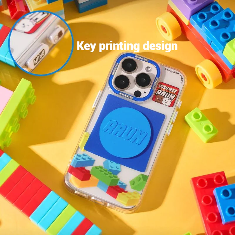 [Magsafe Compatible] Apple iPhone 15/Pro/Max - TPU Building Blocks Fashion-Forward Series Case - Image 3