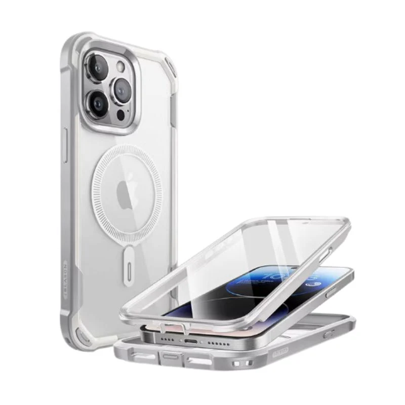 [Magsafe Compatible] Apple iPhone 15 Pro/Max - Transparent Full-coverage Shockproof Lifeproof Series Case - Image 4