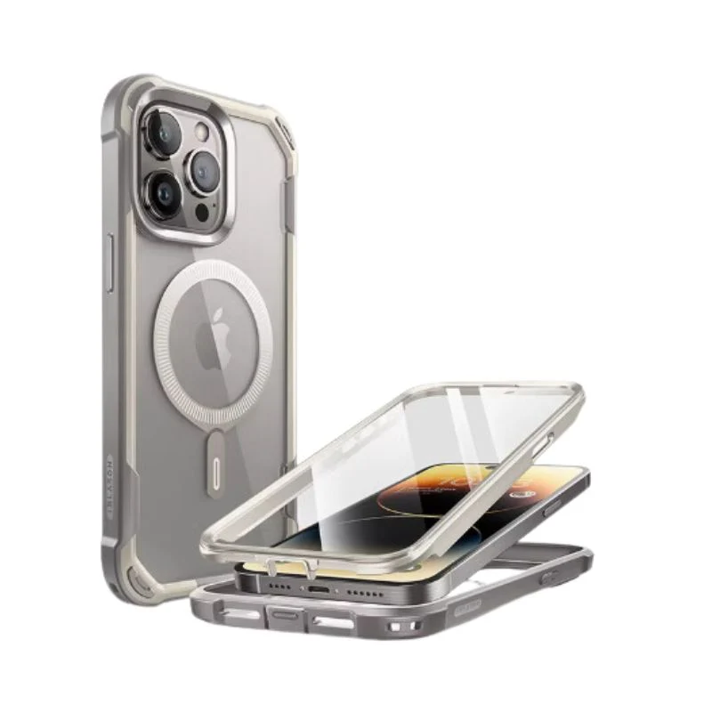[Magsafe Compatible] Apple iPhone 15 Pro/Max - Transparent Full-coverage Shockproof Lifeproof Series Case - Image 7