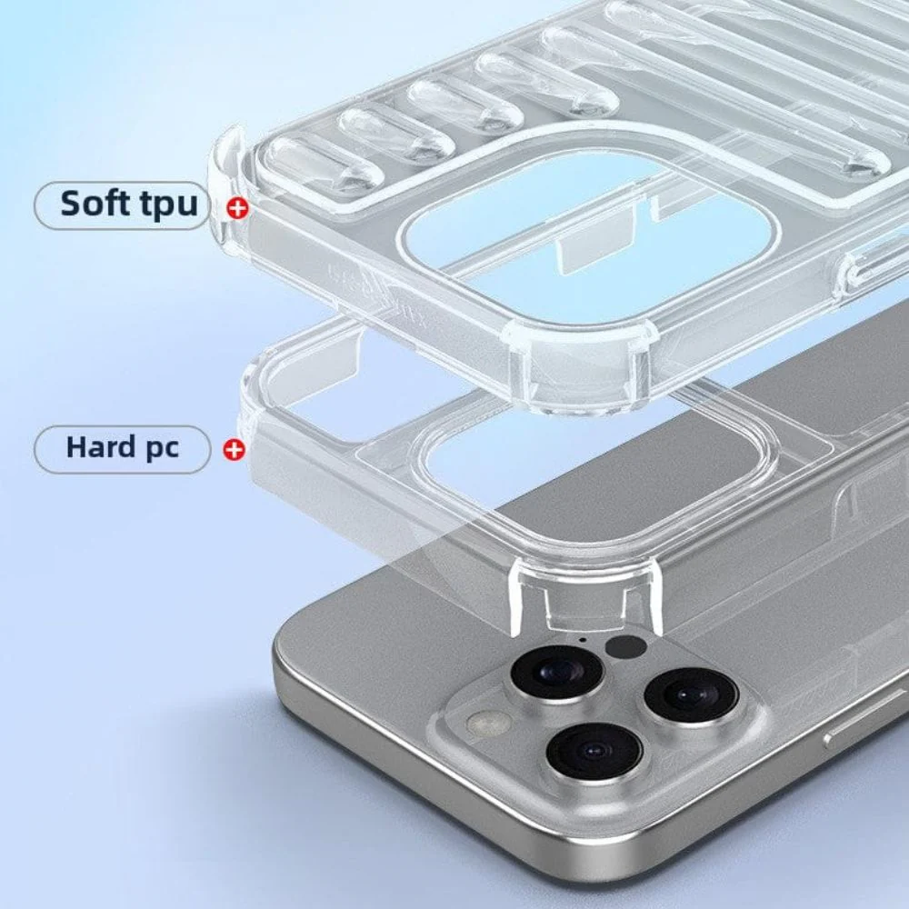 [Magsafe Compatible] Apple iPhone 16/Plus/Pro/Max - Multi-airbag Transparent Drop Proof Essentials Series Case - Image 12