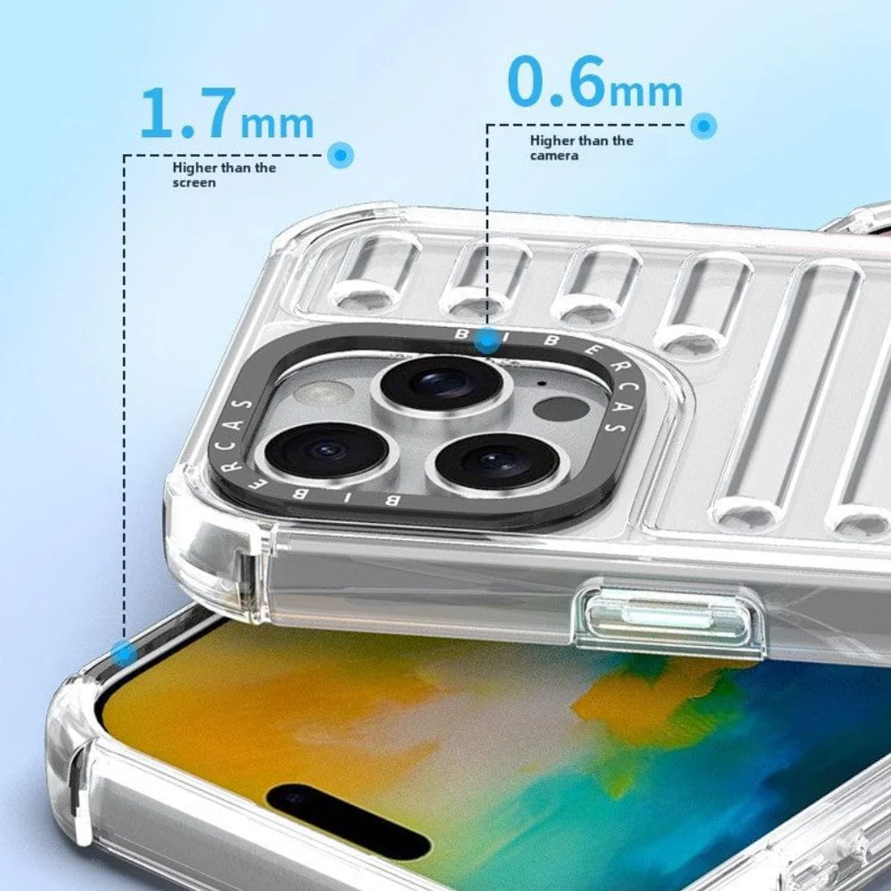 [Magsafe Compatible] Apple iPhone 16/Plus/Pro/Max - Multi-airbag Transparent Drop Proof Essentials Series Case - Image 15