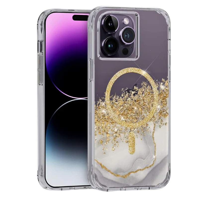 [Magsafe Compatible] Apple iPhone 16/Plus/Pro/Pro Max Anti-Scratch Shock Absorbent Slim BlingBling Series Case - Image 8