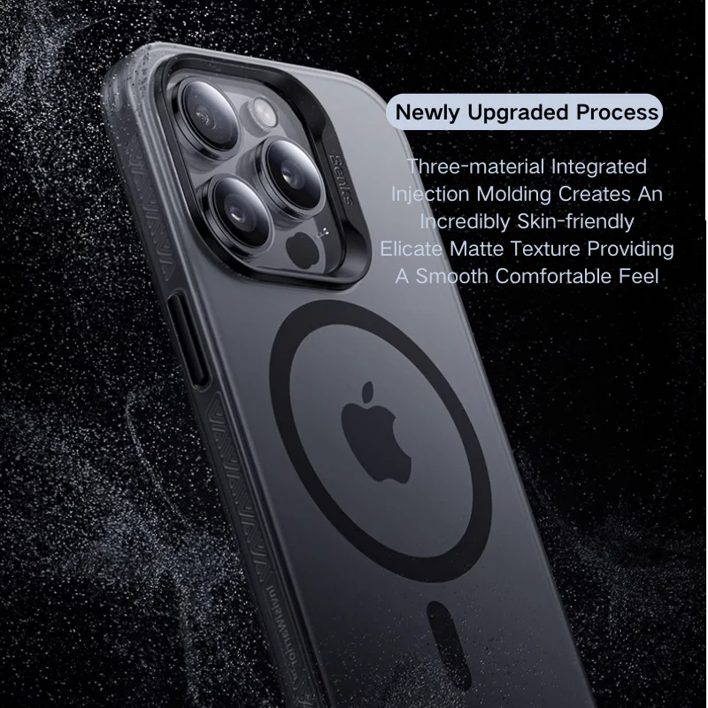 [Magsafe Compatible] Apple iPhone 16/Plus/Pro/Pro Max Transparent Matte Shockproof Silicone With Heat Dissipation Essentials Series Case - Image 4