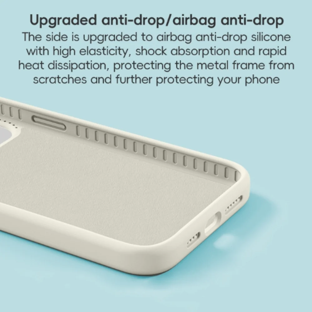 [Magsafe Compatible] Apple iPhone 16/Pro/Max - Simple Silicone Drop Proof Stand Series Case - Image 6