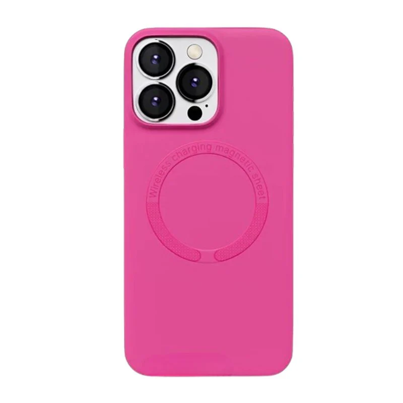 [Magsafe Compatible] Apple iPhone 14/Pro/Max - Solid Color Liquid Silicone Magnetic Essentials Series Case - Image 13
