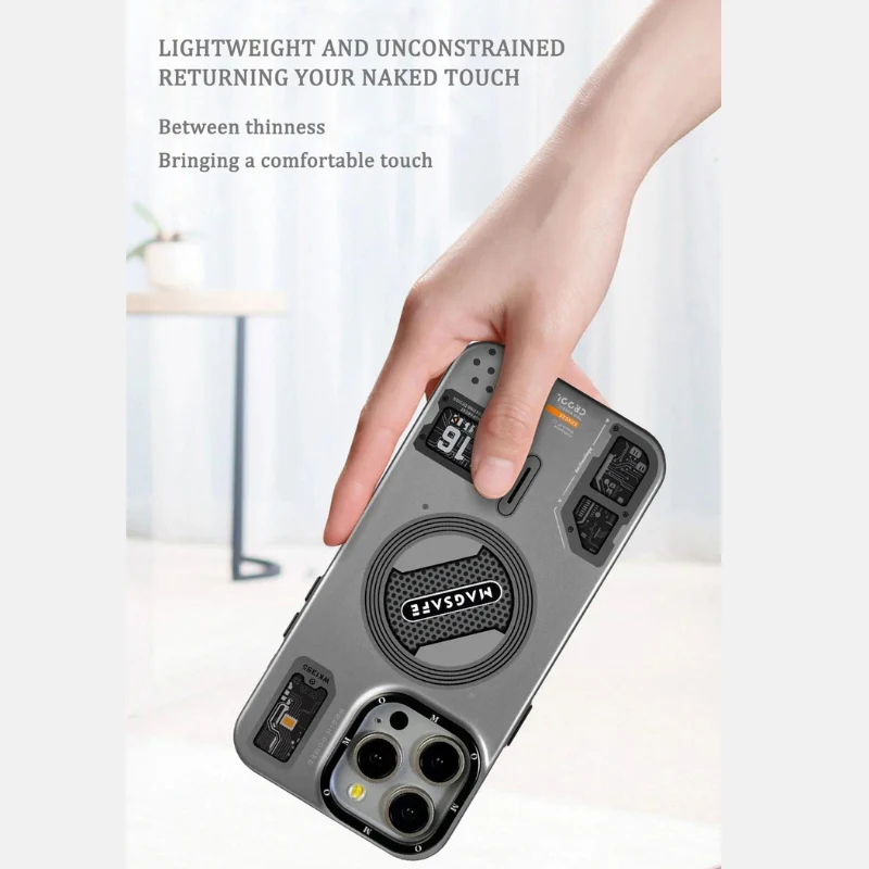 [Magsafe Compatible] Apple iPhone 16 / Pro / Pro Max Matte Shockproof Mechanics Series Case - Image 5