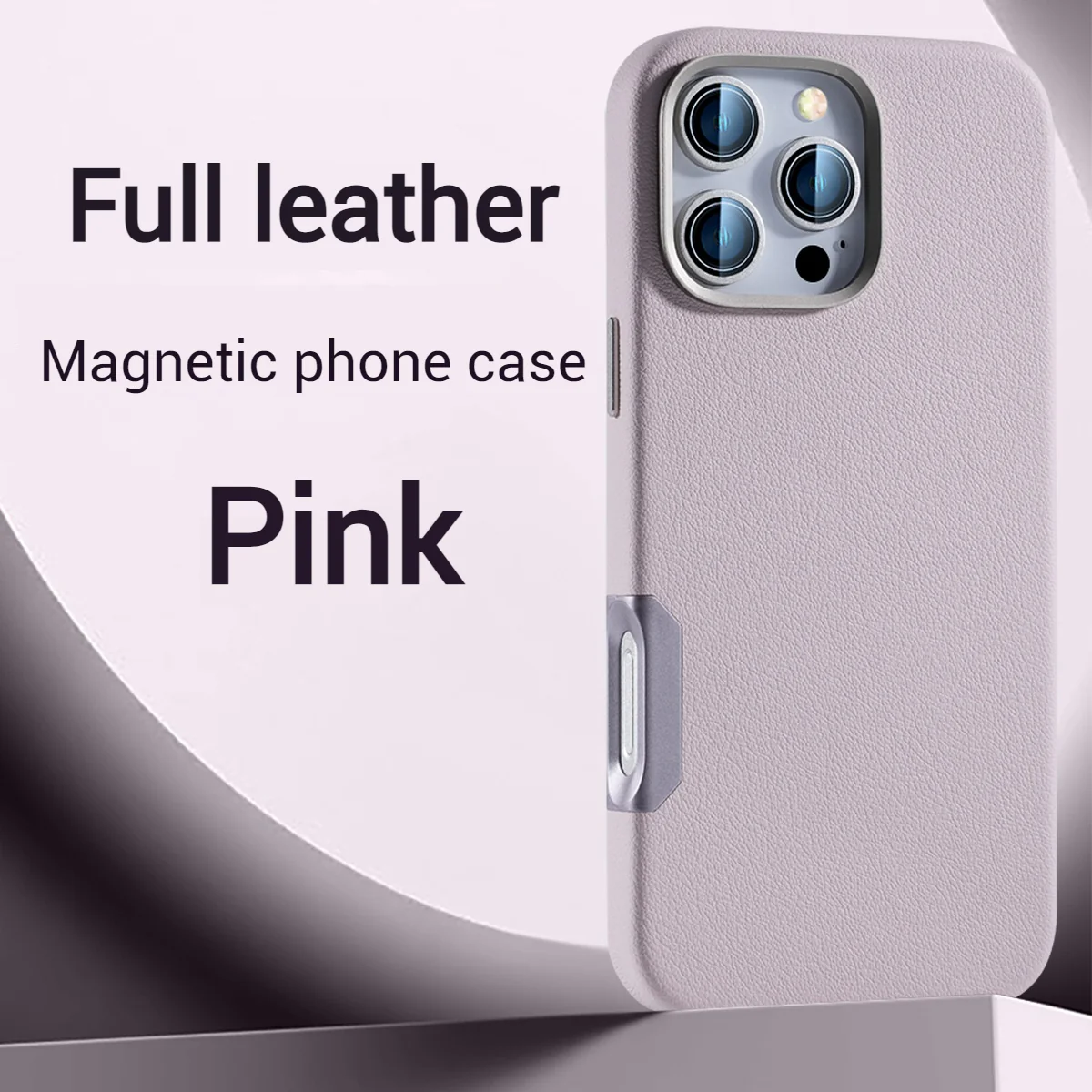 [Magsafe Compatible] Apple iPhone 16/Pro/Pro Max/Plus Premium Leather Shockproof Case - Image 9