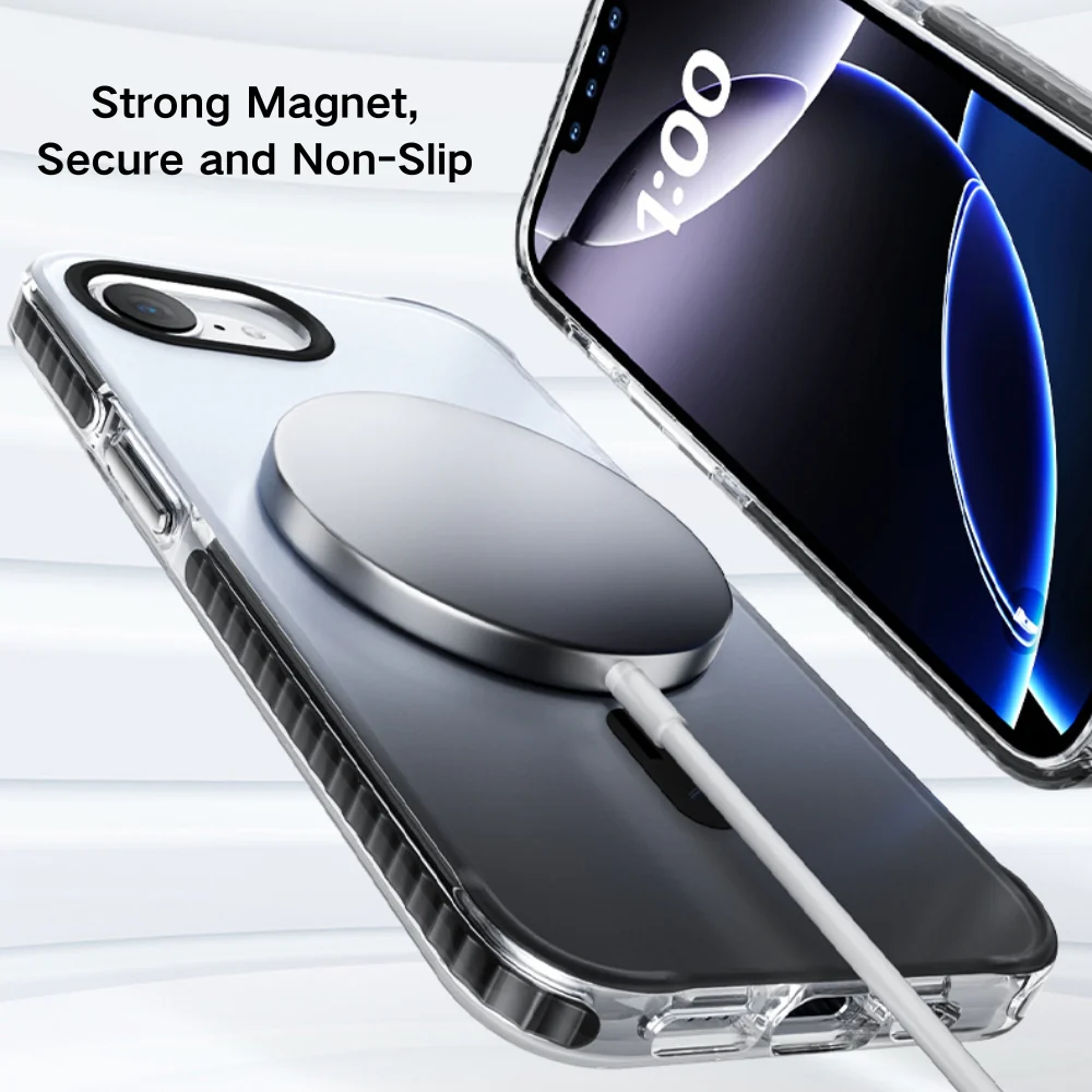 [Magsafe Compatible] Apple iPhone 16e & 17e - Gradient Matte Magnetic Drop Protection Case - Image 10