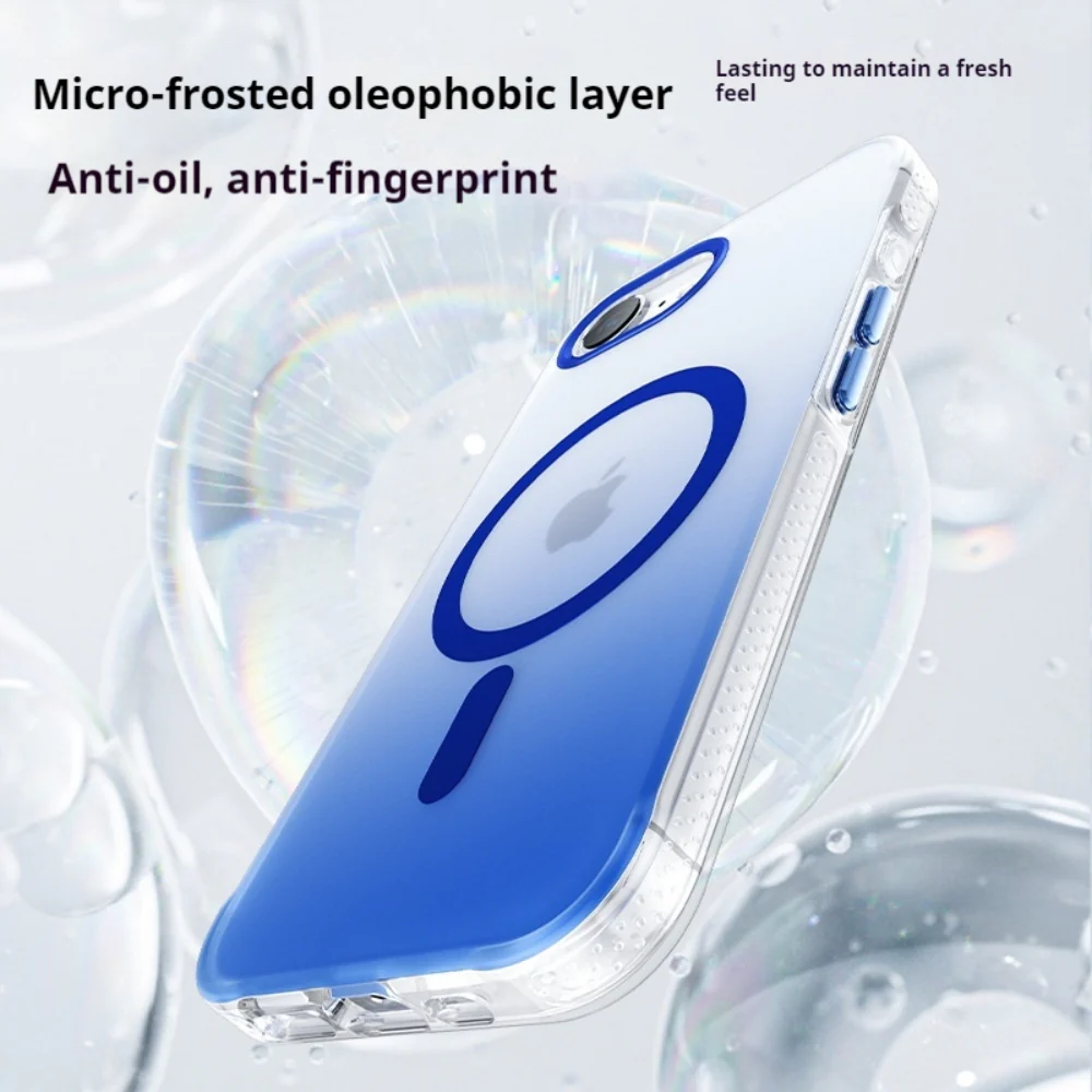[Magsafe Compatible] Apple iPhone 16e & 17e - Gradient Matte Magnetic Drop Protection Case - Image 8