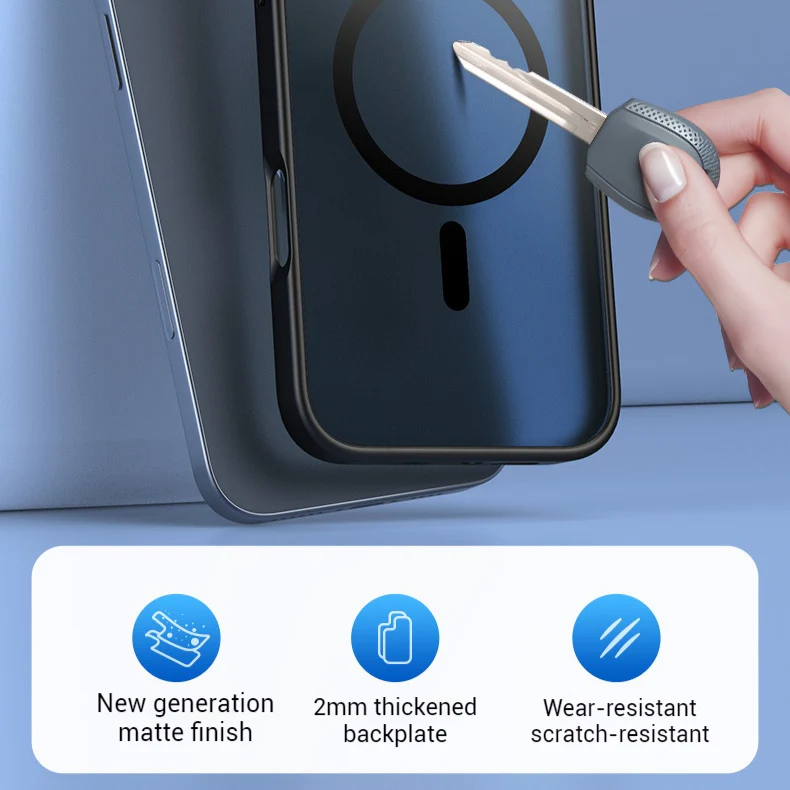 [Magsafe Compatible] Apple iPhone 16e & 17e Minimalist Matte Skin-feel Full-body Protective Case - Image 7