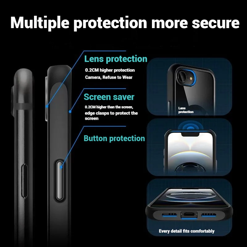 [Magsafe Compatible] Apple iPhone 16e & 17e - SUPCASE Full-coverage Transparent Shield Shockproof Heavy Duty Airbag Case - Image 4
