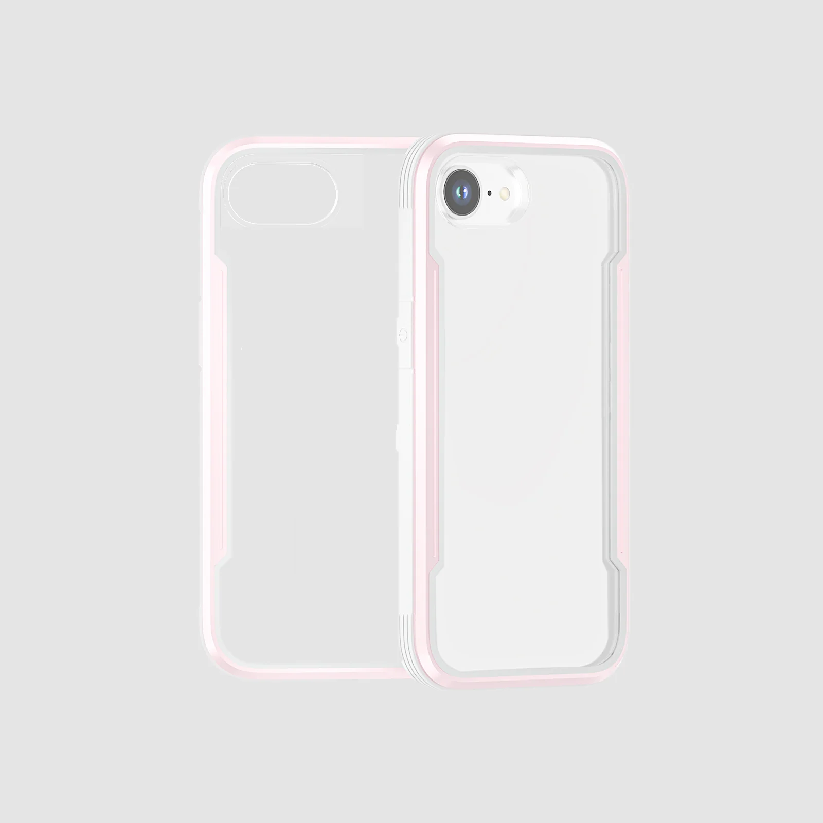 [Magsafe Compatible] Apple iPhone 16e & 17e - Transparent Metal Heavy Duty Armor Case - Image 10