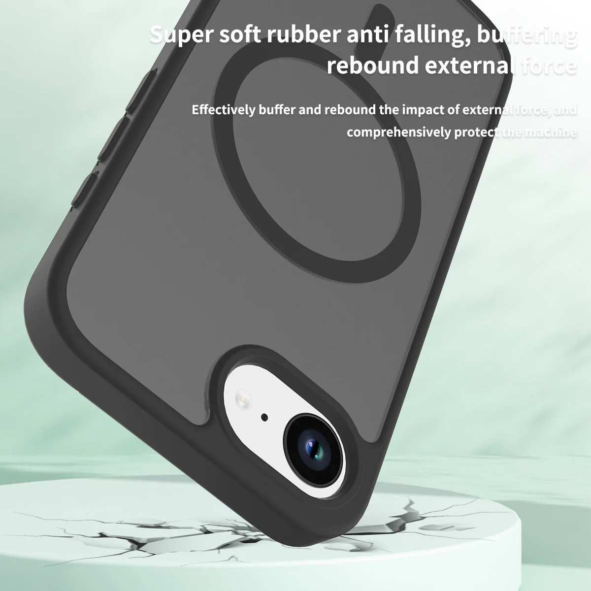 [Magsafe Compatible] Apple iPhone 16e Skin-friendly Shockproof TPU Silicone Case - Image 4
