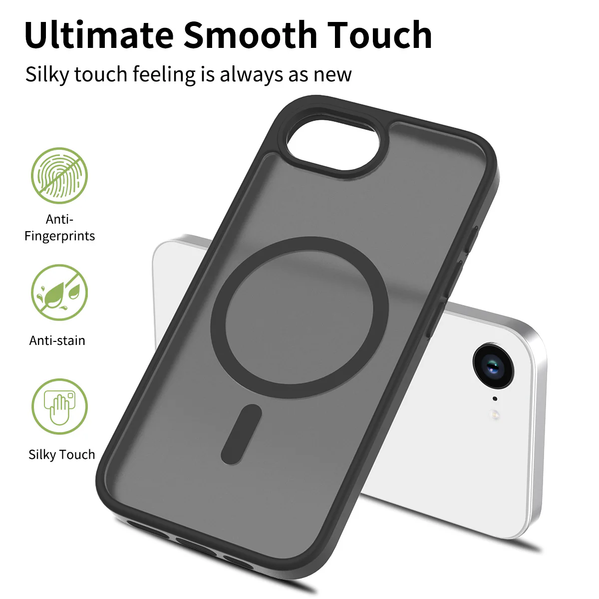[Magsafe Compatible] Apple iPhone 16e Skin-friendly Shockproof TPU Silicone Case - Image 5