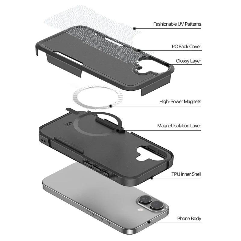 [Magsafe Compatible] Apple iPhone 17/Air/Pro/Pro Max Full coverage Drop-proof Case - Image 5