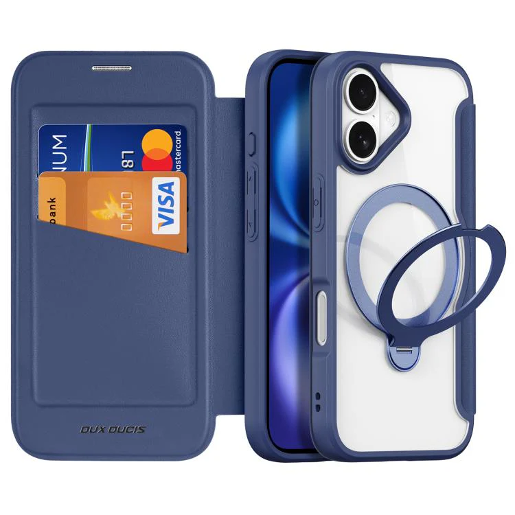 [Magsafe Compatible] Apple iPhone 17/Air/Pro/Pro Max Multi-functional PU Leather Stand Case With Card Slot - Image 15