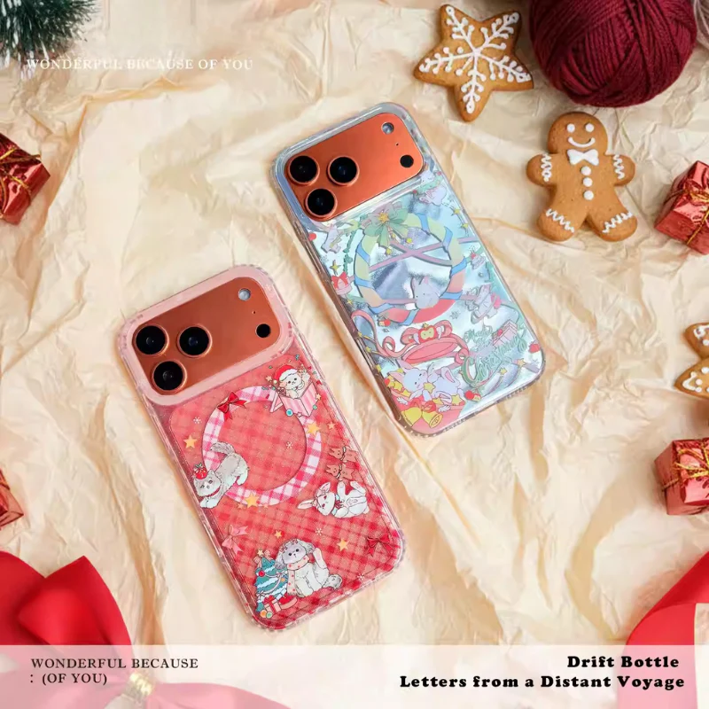 [Magsafe Compatible] Apple iPhone 17/Pro/Pro Max - Christmas Double-Layer Matte Shockproof Case - Image 3