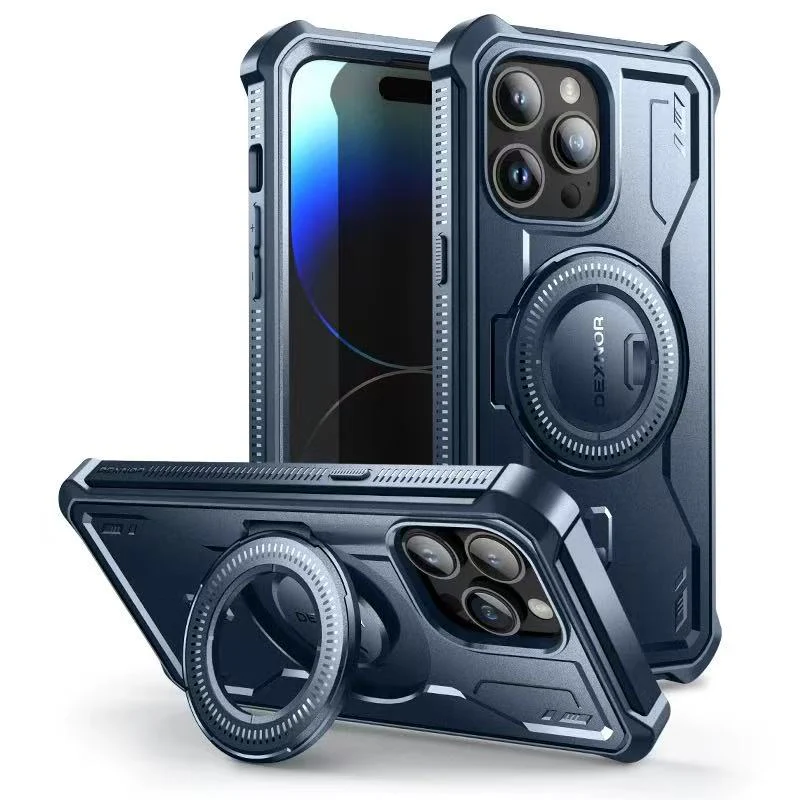 [Magsafe Compatible][Built-in Screen Protector] Apple iPhone 15/Plus/Pro/Max - Military-Grade Rugged Air Cushion Shockproof Case