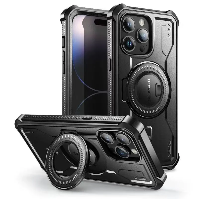 [Magsafe Compatible][Built-in Screen Protector] Apple iPhone 15/Plus/Pro/Max - Military-Grade Rugged Air Cushion Shockproof Case - Image 2