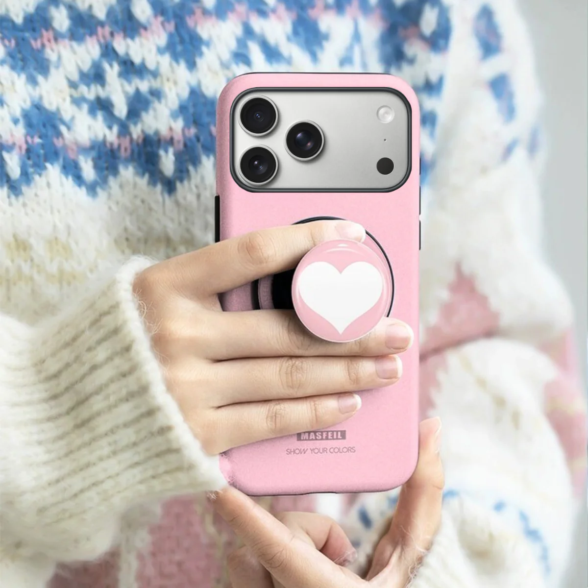 [Magsafe Compatible][Built-in Stand] Apple iPhone 16/Pro/Pro Max/Plus - Minimalist Solid Color Double-Layer Shockproof Case