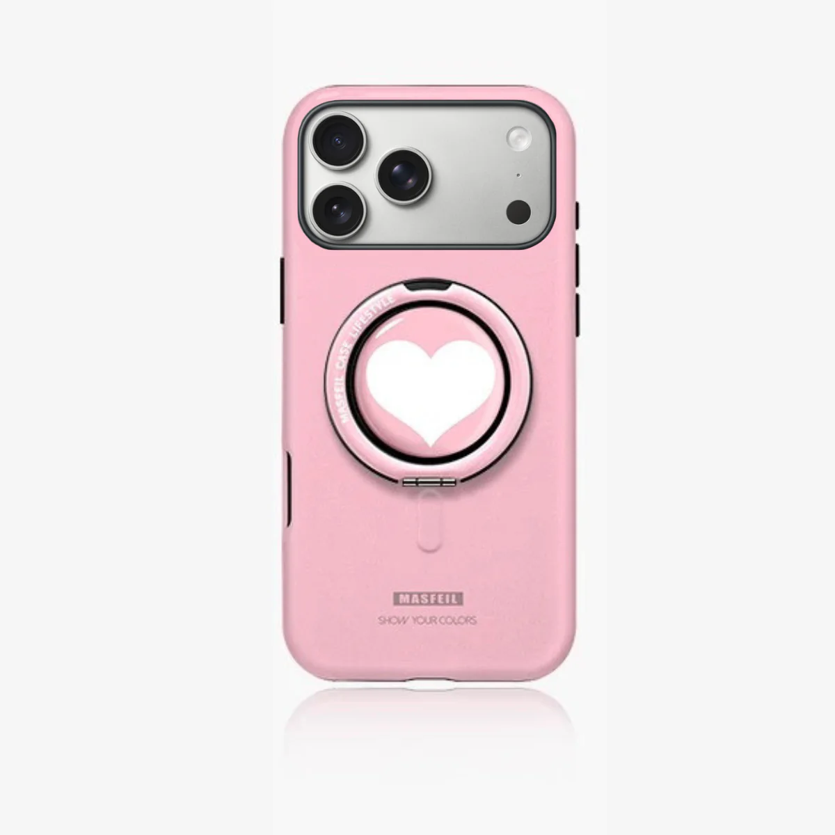 [Magsafe Compatible][Built-in Stand] Apple iPhone 16/Pro/Pro Max/Plus - Minimalist Solid Color Double-Layer Shockproof Case - Image 11