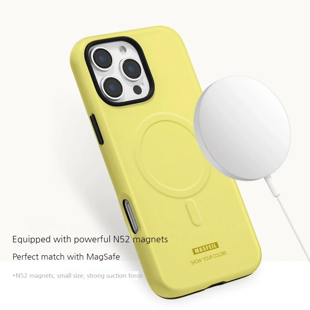 [Magsafe Compatible][Built-in Stand] Apple iPhone 16/Pro/Pro Max/Plus - Minimalist Solid Color Double-Layer Shockproof Case - Image 6