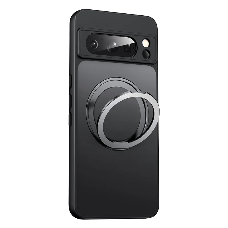 [Magsafe Compatible][Built-in Stand] Google Pixel 10/Pro/XL - Matte Transparent Shockproof Case - Image 4