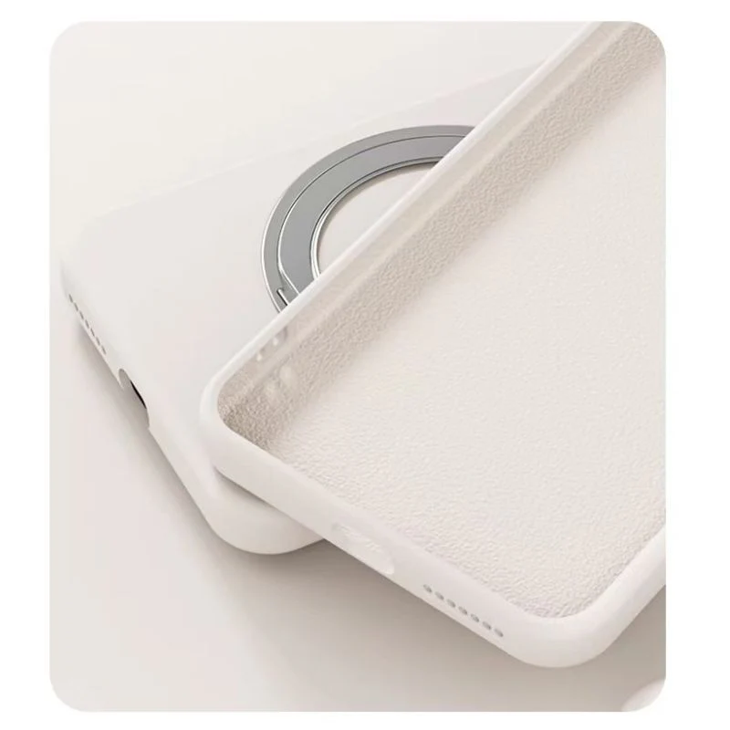 [Magsafe Compatible][Built-in Stand] OPPO Reno14 & Pro - 360° Rotating Kickstand Liquid Silicone Case - Image 4