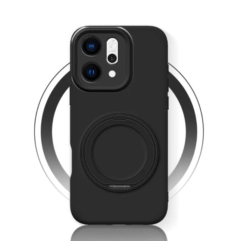 [Magsafe Compatible][Built-in Stand] OPPO Reno14 & Pro - 360° Rotating Kickstand Liquid Silicone Case - Image 7