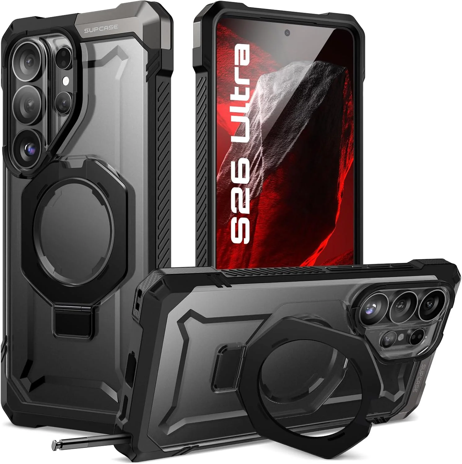 [Magsafe Compatible][Built-in Stand] Samsung Galaxy S26 Ultra (S948) SUPCASE Military-Grade Protection Rugged Heavy Duty Case