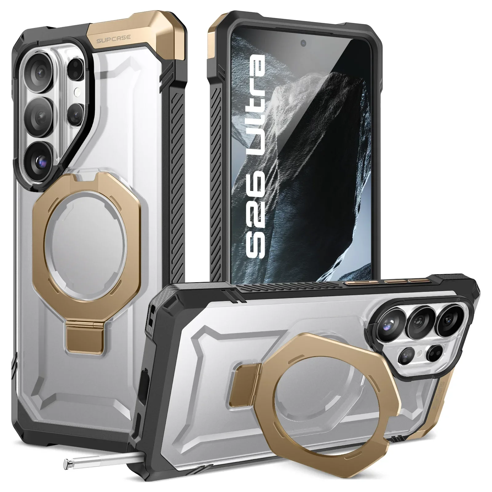 [Magsafe Compatible][Built-in Stand] Samsung Galaxy S26 Ultra (S948) SUPCASE Military-Grade Protection Rugged Heavy Duty Case - Image 7
