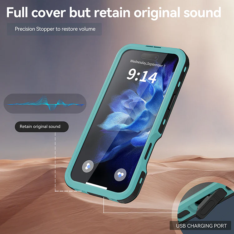 [MagSafe Compatible][DUP Series] Apple iPhone 16 / 16 Plus / 16 Pro / 16 Pro Max Redpepper IP68 Waterproof Heavy Duty Tough Armor Case - Image 4