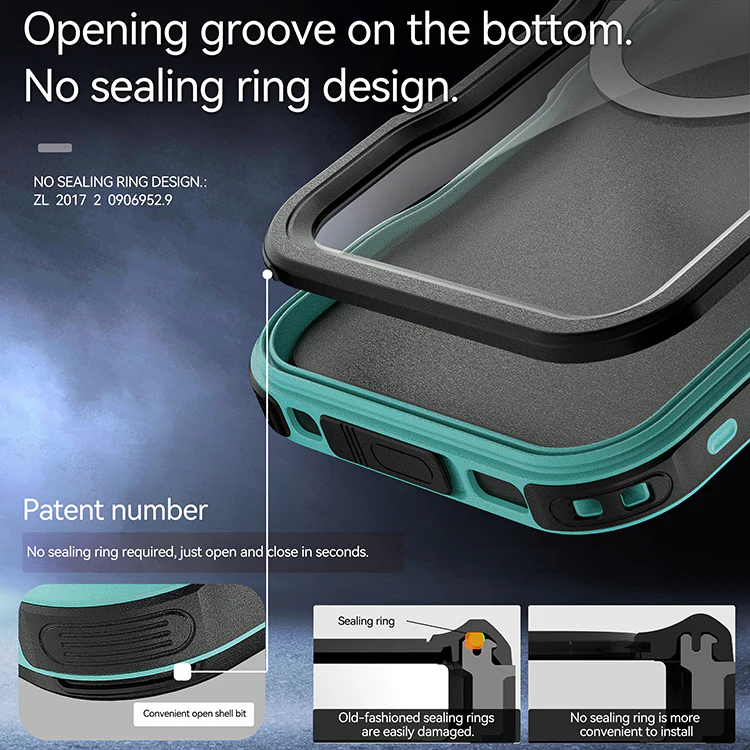 [MagSafe Compatible][DUP Series] Apple iPhone 16 / 16 Plus / 16 Pro / 16 Pro Max Redpepper IP68 Waterproof Heavy Duty Tough Armor Case - Image 5