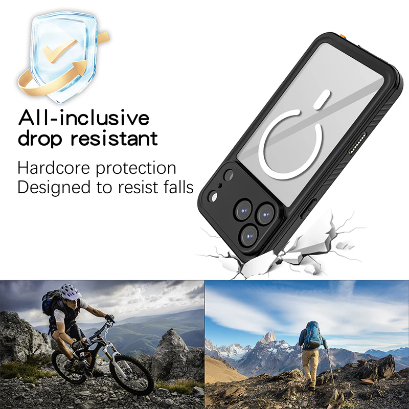 [Magsafe Compatible][FM Series] Apple iPhone 17/Air/Pro/Pro Max - Redpepper Full Covered Waterproof Heavy Duty Tough Armor Case - Image 5