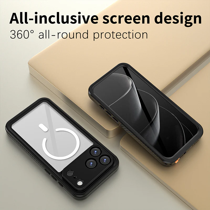 [Magsafe Compatible][FM Series] Apple iPhone 17/Air/Pro/Pro Max - Redpepper Full Covered Waterproof Heavy Duty Tough Armor Case - Image 6