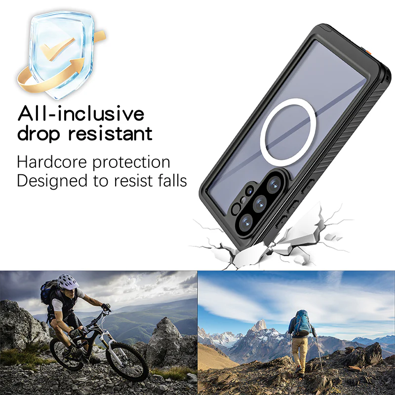 [Magsafe Compatible][FS Series] Samsung Galaxy S26 & Plus & Ultra - Redpepper Full Covered Waterproof Heavy Duty Tough Armor Case - Image 3