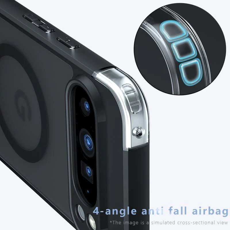 [Magsafe Compatible] Google Pixel 10/10 Pro Translucent Matte Shockproof Essential Case - Image 2