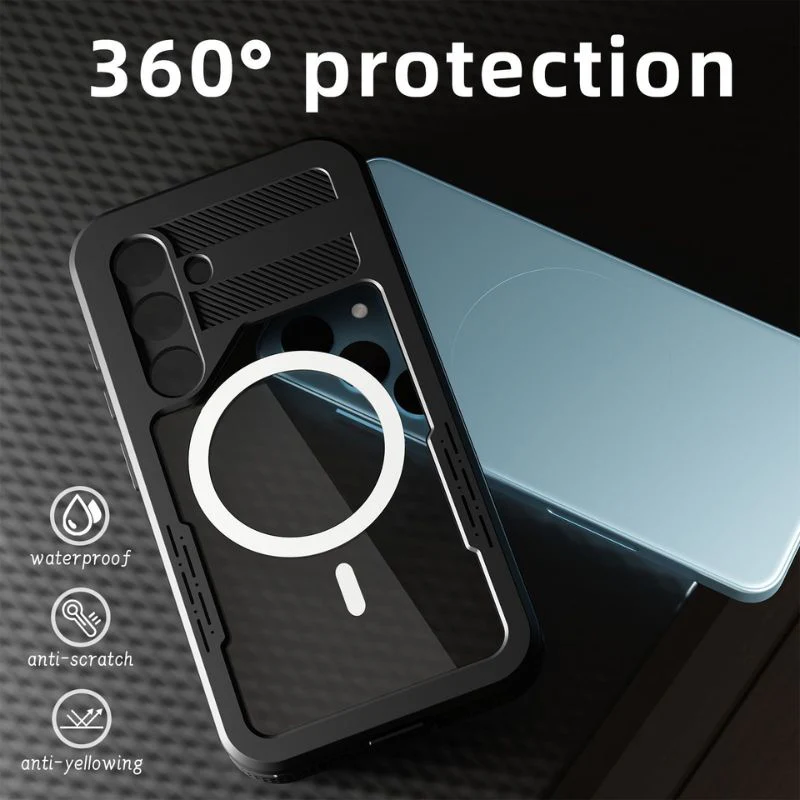 [Magsafe Compatible] [Mars Series] Samsung Galaxy S24 / Galaxy S24 Plus - Shellbox Full Covered Waterproof Heavy Duty Tough Armor Case - Image 8