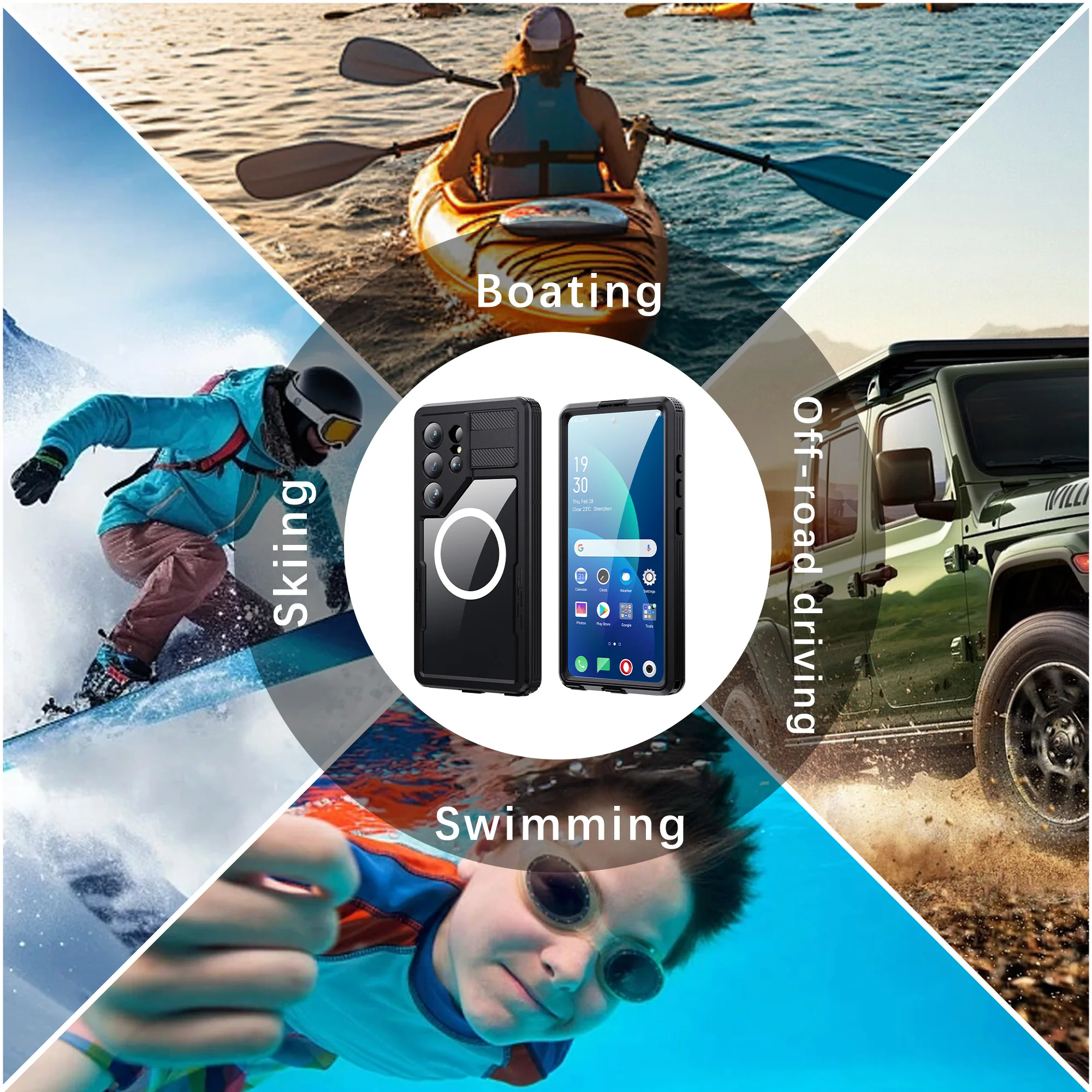 [Magsafe Compatible] [Mars Series] Samsung Galaxy S26 Ultra (S948) Shellbox Full Covered Waterproof Heavy Duty Tough Armor Case - Image 11