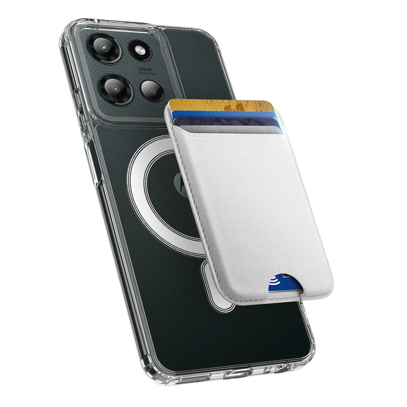 [Magsafe Compatible] Motorola Moto Edge 60 Stylus - Acrylic Transparent Shockproof Case - Image 5
