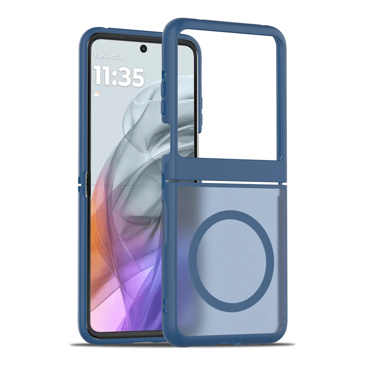 [Magsafe Compatible] Motorola Moto Razr 50/Ultra Foldable Matte Full Protection Shockproof Phone Case - Image 4