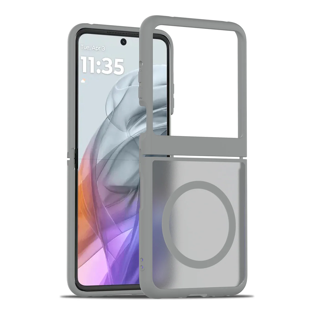 [Magsafe Compatible] Motorola Moto Razr 50/Ultra Foldable Matte Full Protection Shockproof Phone Case - Image 5