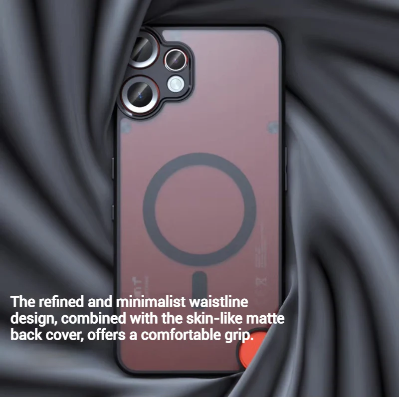 [Magsafe Compatible] Nothing CMF Phone 2 Pro -  Translucent Matte Shockproof Essential Case - Image 3