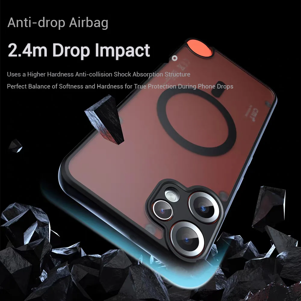 [Magsafe Compatible] Nothing CMF Phone 2 Pro -  Translucent Matte Shockproof Essential Case - Image 6