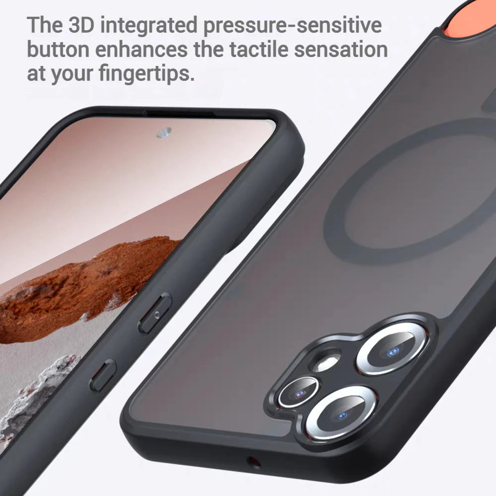 [Magsafe Compatible] Nothing CMF Phone 2 Pro -  Translucent Matte Shockproof Essential Case - Image 7
